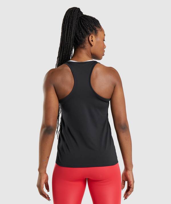 Damske Tielko Gymshark Training Čierne | NY4950287